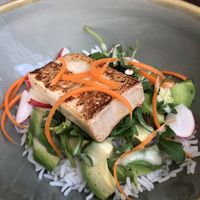 ‘Salmon’ tofu bowl  at Rascals Cafe in Perth