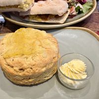 Cheese scone   at Rascals Cafe in Perth