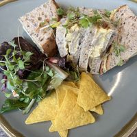 Coronation chick’n sandwich  at Rascals Cafe in Perth