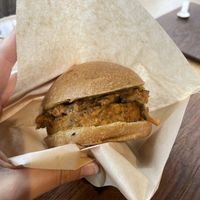 Gentil rosso burger  at Graniburger in Milan