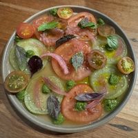 Heirloom tomatoes at The Sherwood in Queenstown