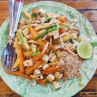 Pad Thai at 17 Vegetarian Food Stall in Koh Phangan