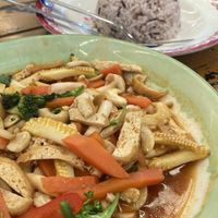 Cashew nut and tofu  at 17 Vegetarian Food Stall in Koh Phangan