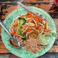 Papaya Pad Thai  at 17 Vegetarian Food Stall in Koh Phangan