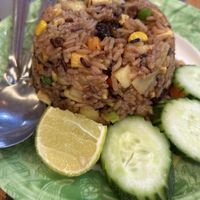 Pineapple rice   at 17 Vegetarian Food Stall in Koh Phangan