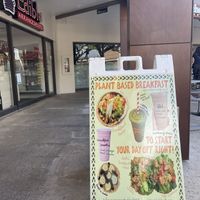 outside menu  at Leahi Health - Manoa in Honolulu