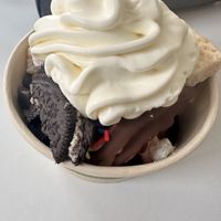 Yummy soft serve sundae  at Dreamery in Brooklyn