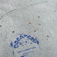 tagged logo a few streets down  at Dreamery in Brooklyn