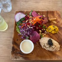 Salad set at Chaya Macrobiotics - Shiodome in Tokyo