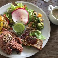 Vegan deli plate at Chaya Macrobiotics - Shiodome in Tokyo