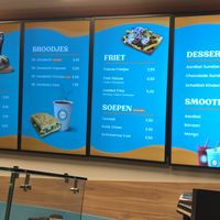 menu  at Super Bros. in Utrecht