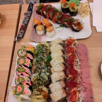 Sushi selection at CUDO in Wroclaw