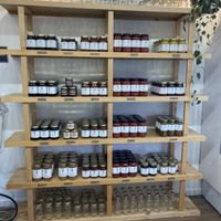 Sauces and other jarred goods   at Mason & Greens in Washington