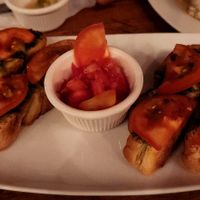 No idea the name but there was kimchi and tomates and it was good at La Puerta Café Vivero in El Remate