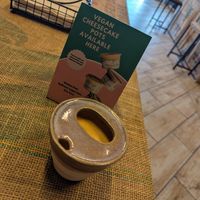 Nice coffee vegan cheesecake! at C&P Craft Coffee Roasters in Mossel Bay