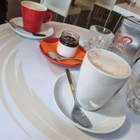Panna cotta, power Chai and cappuccino at Profumo di Sole in Pescara
