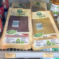 Vegan products for sale at Profumo di Sole in Pescara