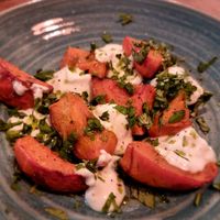 sharing dishes at Soul Kitchen in Ghent