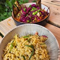 sharing dishes, Summer 2025 at Soul Kitchen in Ghent