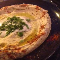 Hummus plate at Habsak in Oslo