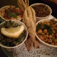 Vegan mezze at Habsak in Oslo