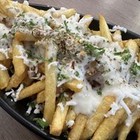 Vegan cheesy French fries  at B'Veg Cafe in Chennai