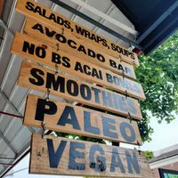 Sign at Kreation Organic Juicery - Charleville Blvd in Beverly Hills