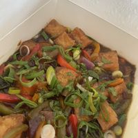 Create your main - tofu, rice, 5-spice  at Toppings in Milton Keynes