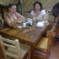 Friends of mine. Vegan on the left;) at Organic Select in Puerto Vallarta