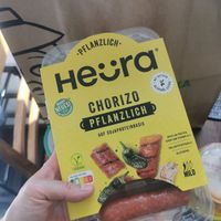 Chorizo sausages from Heura (really good) at Billa Pflanzilla in Vienna