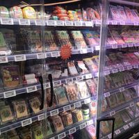 Lots of different sausages and similar at Billa Pflanzilla in Vienna