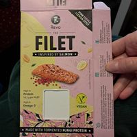 You have to try this faux salmon!! at Billa Pflanzilla in Vienna