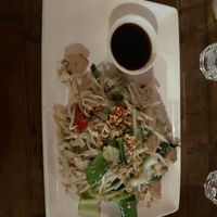 Vermicelli Noodles and tofu and mushroom at Pho - Soho in London