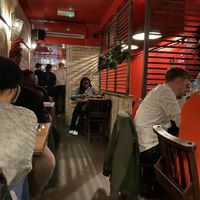 One part of the restaurant we were seated at.  at Pho - Soho in London