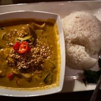 Curry with broken rice.  at Pho - Soho in London