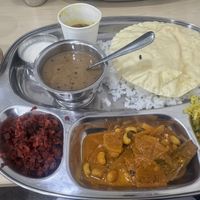 Set menu lunch   at Sathiyanery Vegetarian Food Centre in Kuala Lumpur