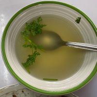 Cilantro broth   at Zing Zing Che - ชิ้งชิงเจ in Udon Thani