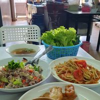 Papaya salad on request at Zing Zing Che - ชิ้งชิงเจ in Udon Thani
