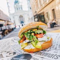  at Best Bagel Basilica in Budapest