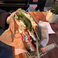   at Best Bagel Basilica in Budapest