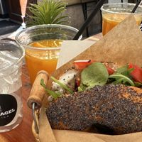   at Best Bagel Basilica in Budapest