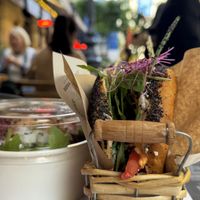   at Best Bagel Basilica in Budapest