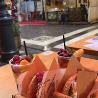   at Best Bagel Basilica in Budapest