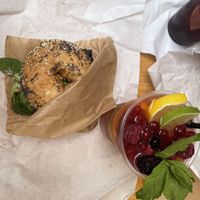   at Best Bagel Basilica in Budapest