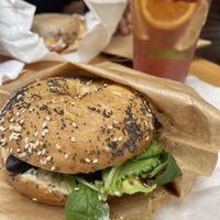   at Best Bagel Basilica in Budapest