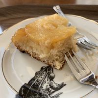 Pineapple cake.  at L'arche À L'eau in Reims
