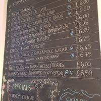 Clearly labelled vegan options #Veganuary at York Explore Library and Archive in York