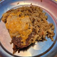 Side of rice and beans (make sure to tell them if you don't want cheese) at Papio's Place - Kiosk in Kihei