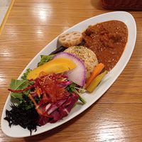 Butter chicken curry at Chaya Macrobiotics - Hibiya in Tokyo