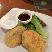 Veggie croquette appetizer  at Chaya Macrobiotics - Hibiya in Tokyo